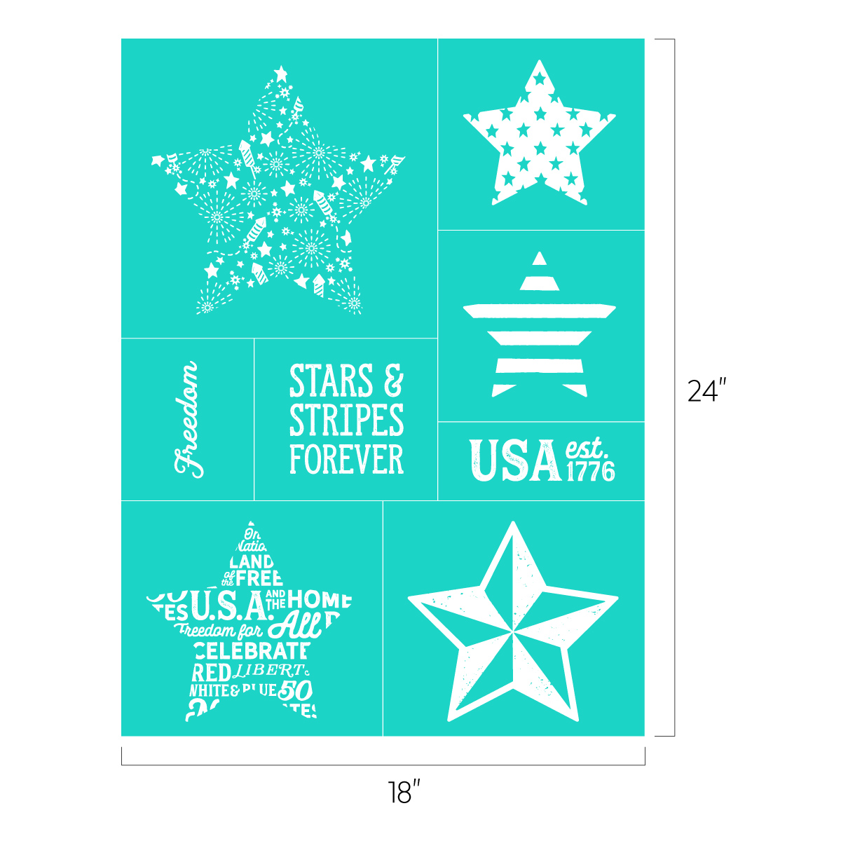 Chalk Couture. Star Cutout Patterns