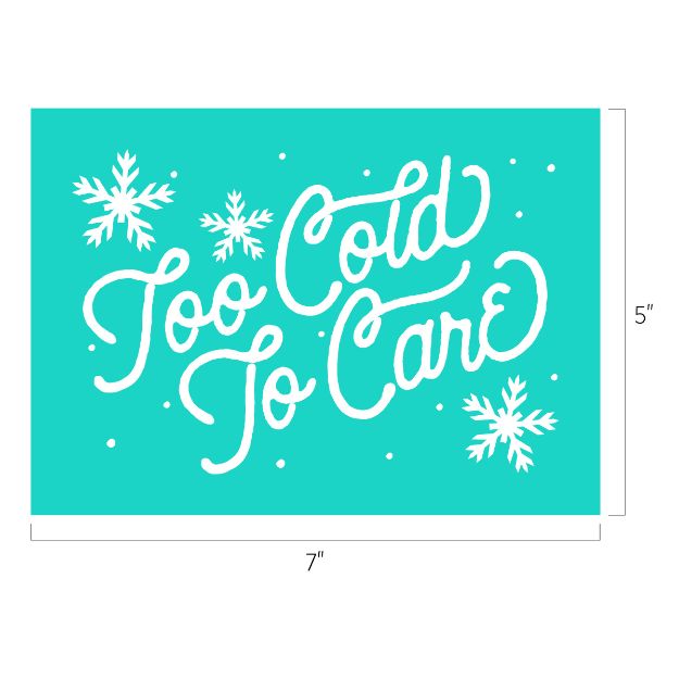 Chalk Couture. Transfer Home Décor Chalk Couture™Too Cold