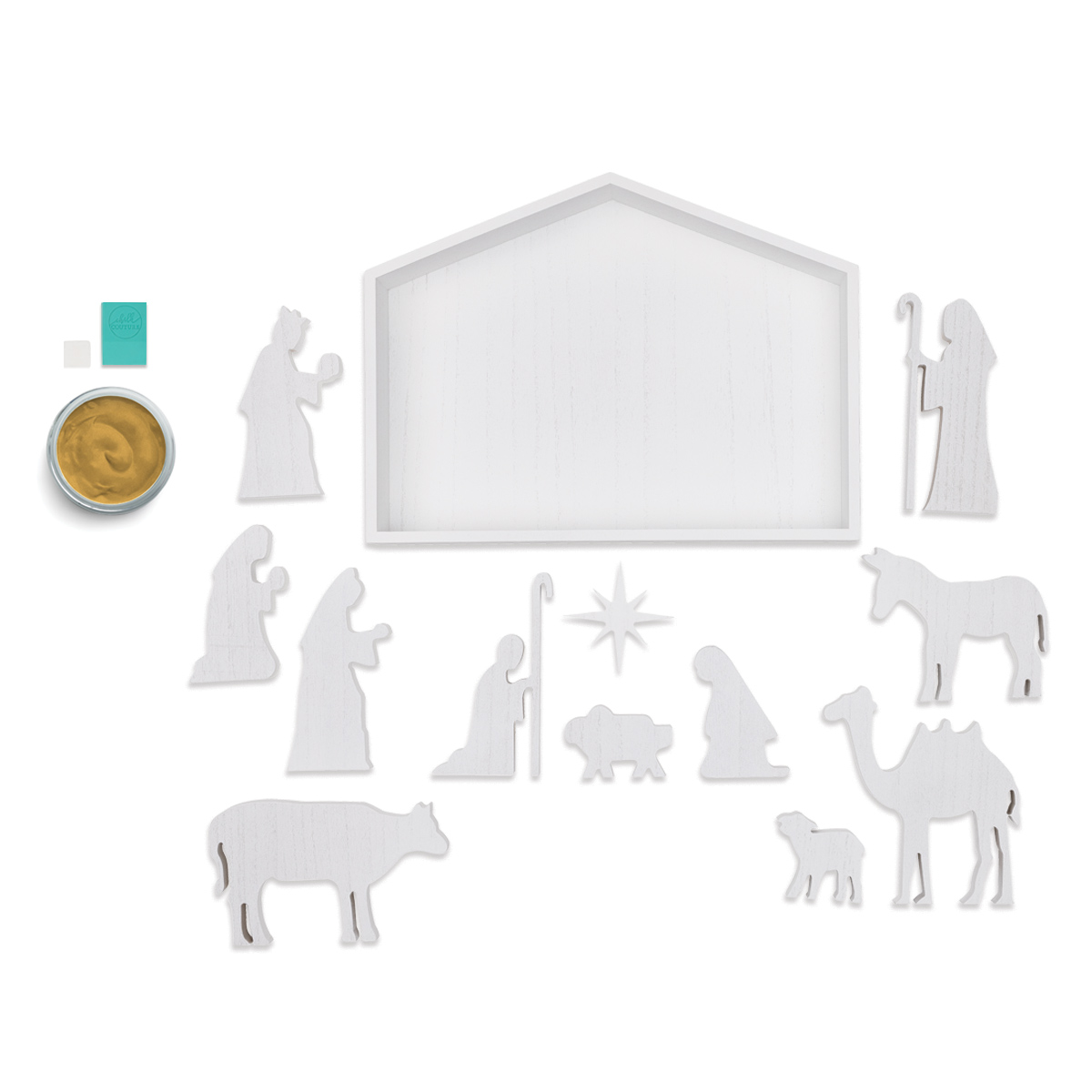 Chalk Couture. ChalkMade Nativity Kit DIY Chalk Couture