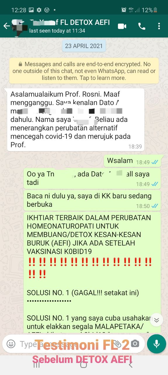 TESTIMONI DETOX AEFI TERKINI D'Sakinah