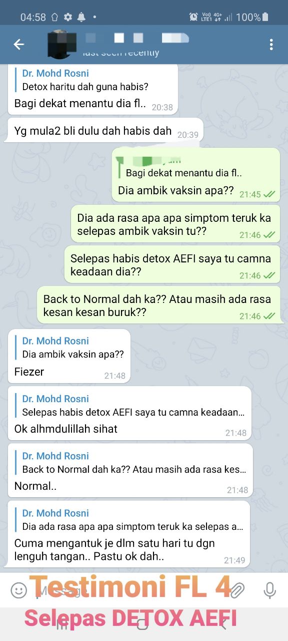 TESTIMONI DETOX AEFI TERKINI D'Sakinah
