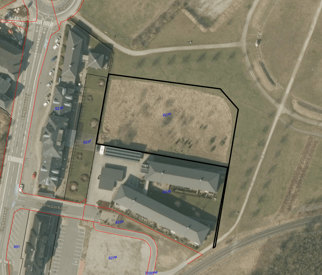 Byggegrund ved Svanedammen DSB Ejendomme