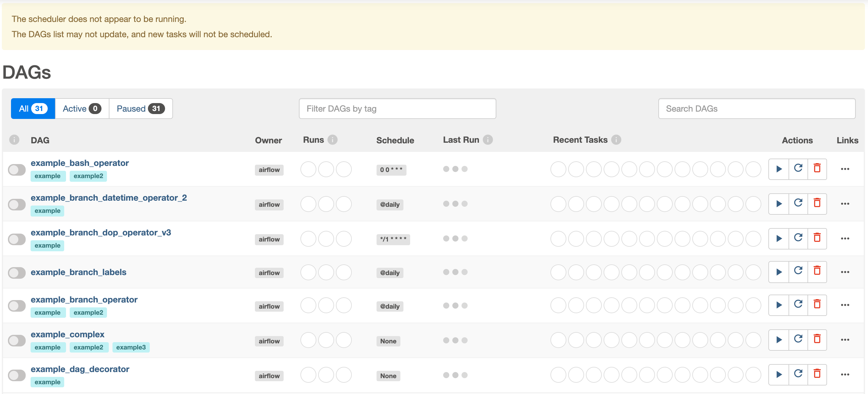 AirFlow 설치 및 실행 with M1 Data Science DSChloe