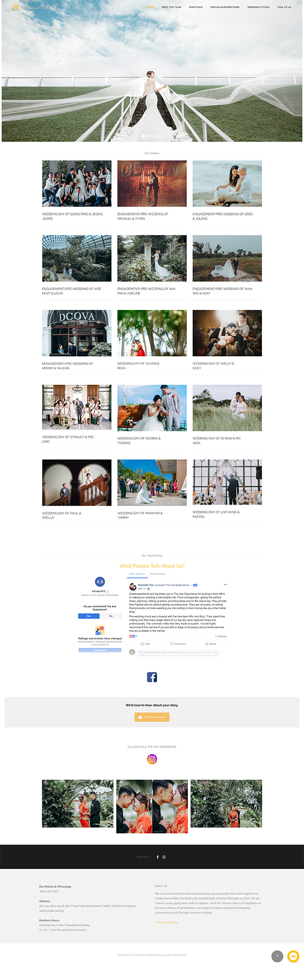 Ace Experience Website Design Logo Design Penang, Website & Graphic