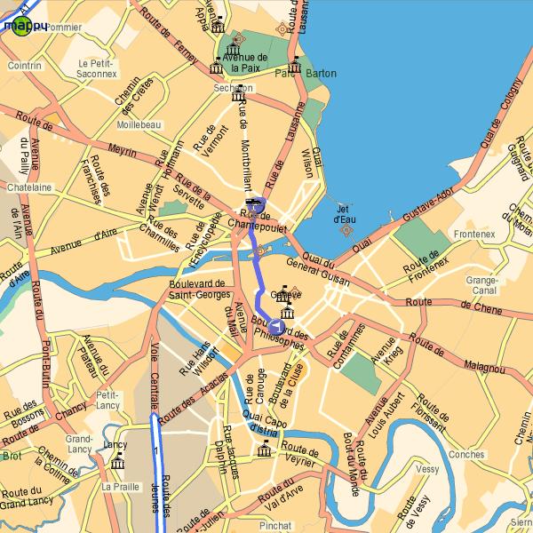Geneva To Interlaken Train Map