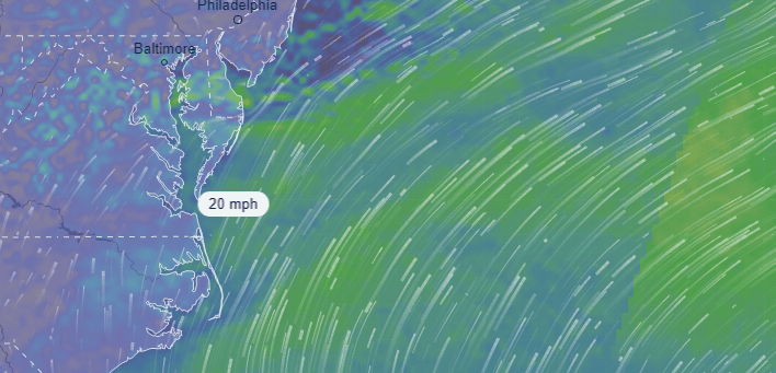 Meteo Tsunami Hitting Delaware Coast