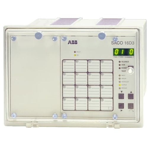 SACO 16D3 Numerical relay ABB Digital annunciator unit Microprocessor