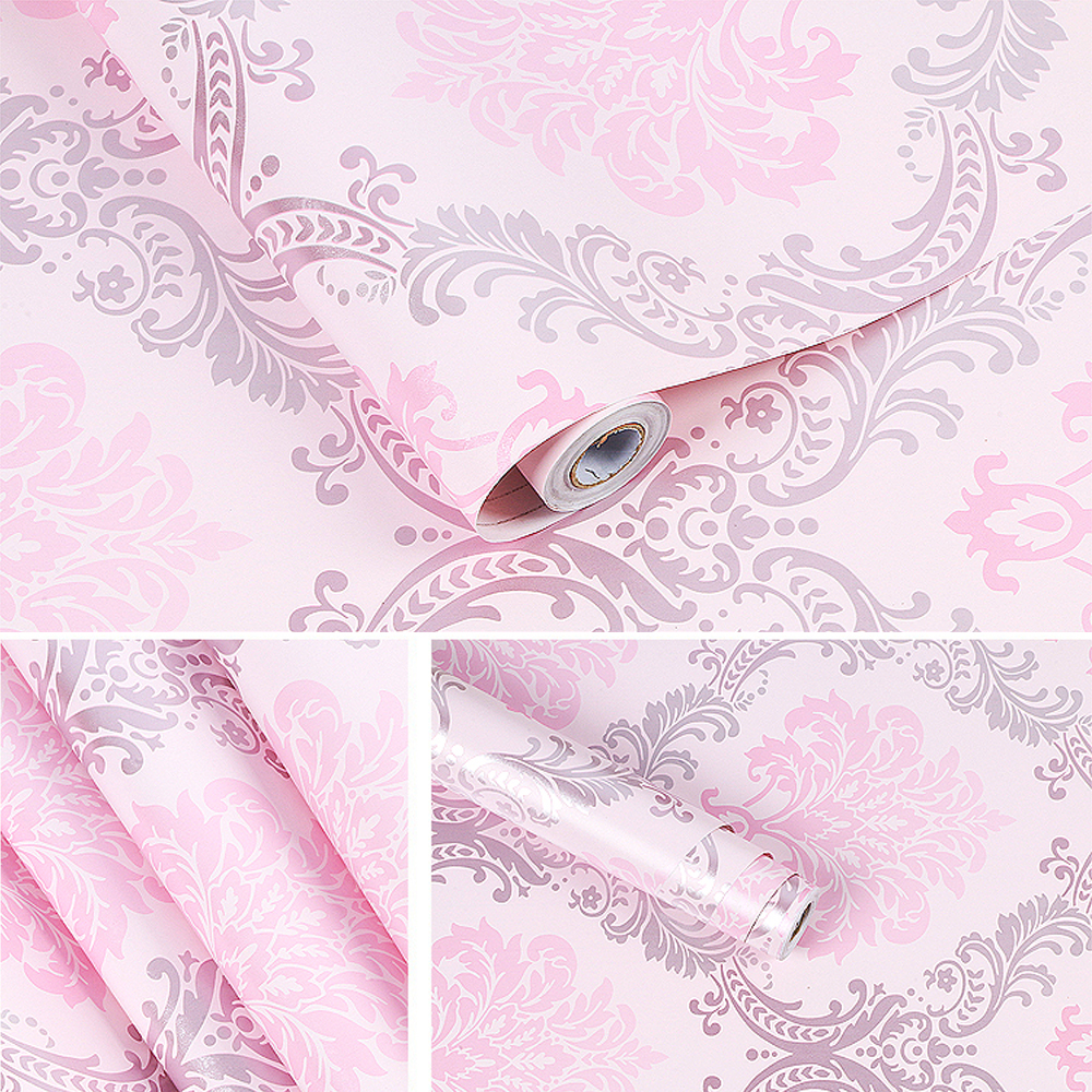 10m Flower Wallpaper Self Adhesive Shelf Drawer Liner Bedroom Living