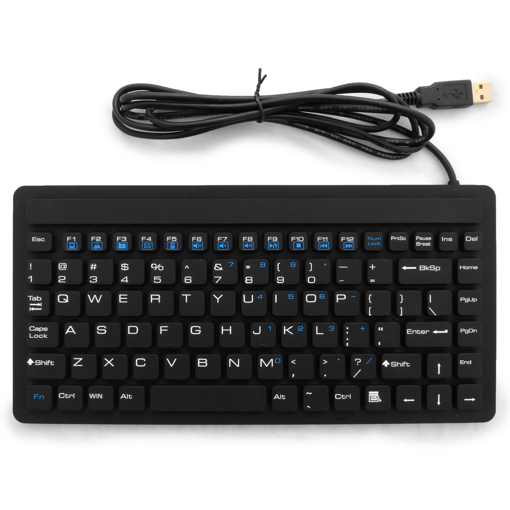 Industrial Waterproof USB Mini Keyboard IKB88 IP68 rated