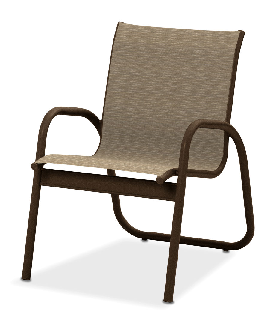 Gardenella Sling Stacking Arm ChairTelescope Casual Furniture