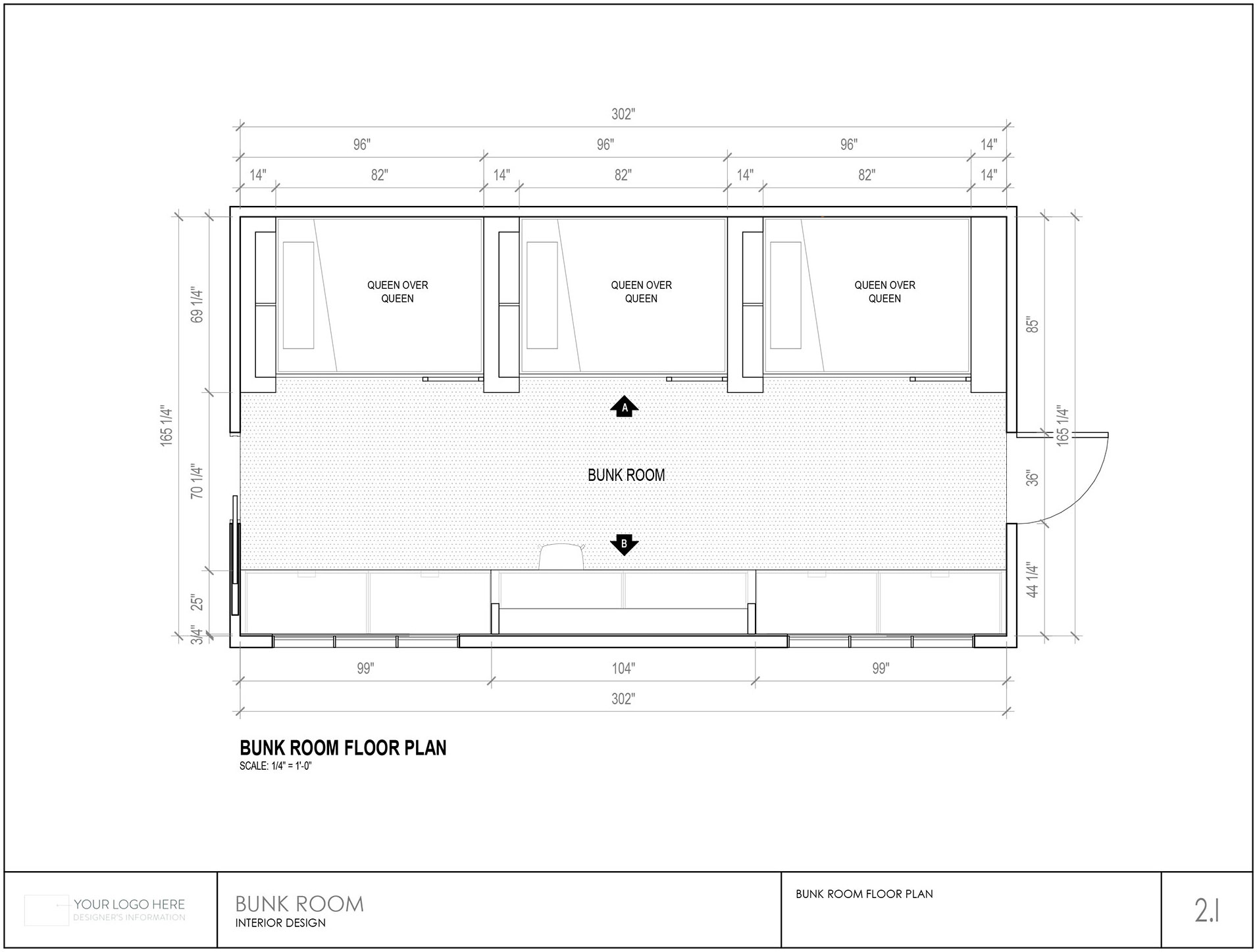 Dsign Visual SpacesBunk Room
