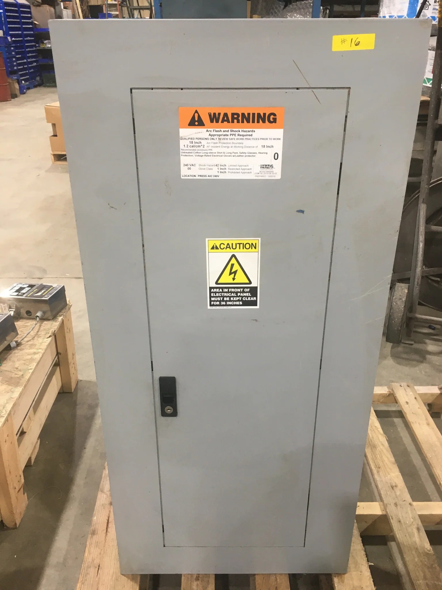 GE Panel Box Series A AF43SUsed with all Breakers Diversified