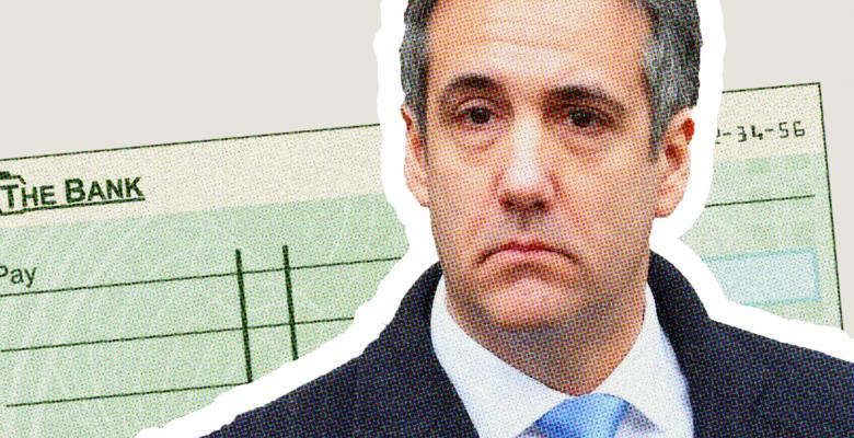 Michael Cohen Reveals Check Signed by Trump Reimbursing Him for Stormy