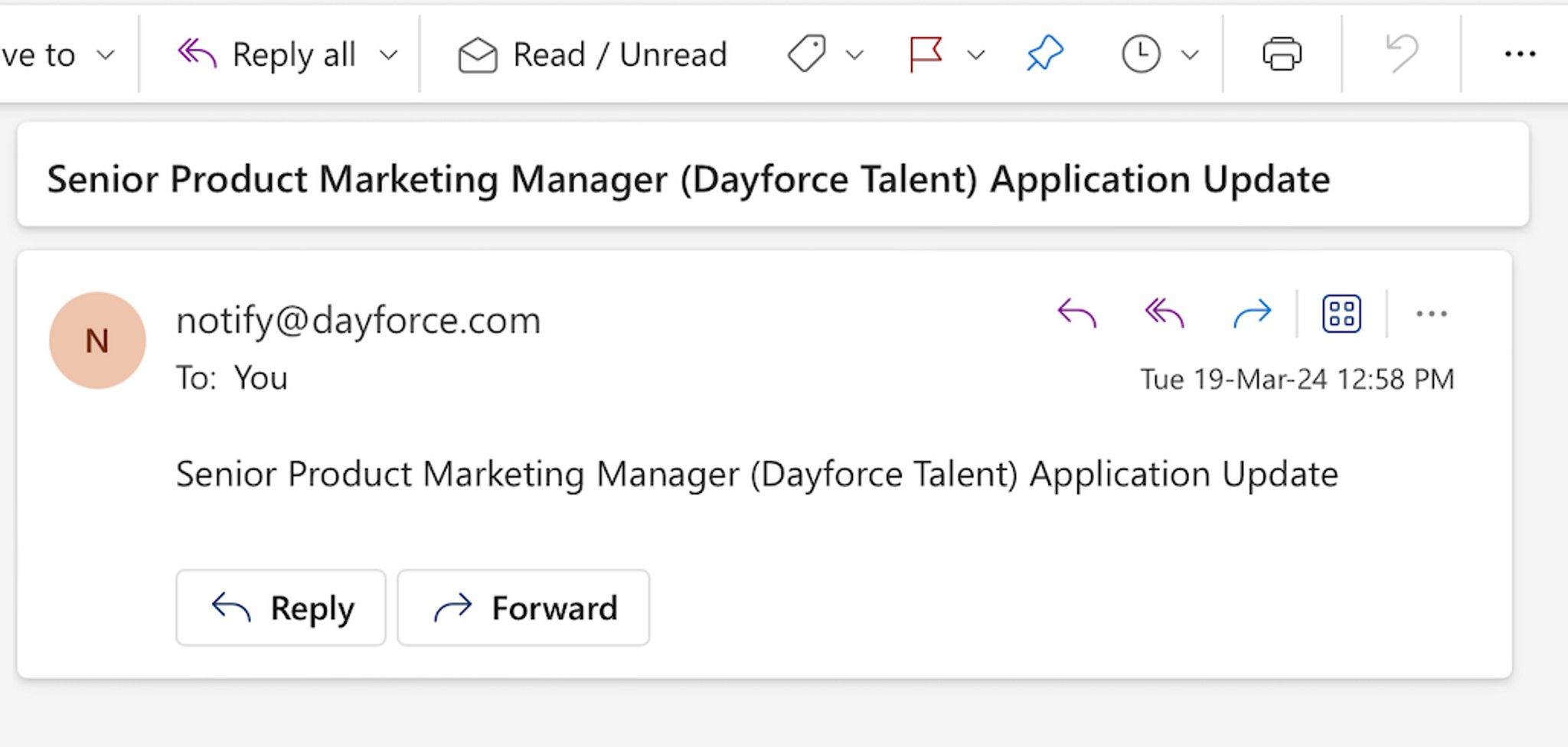 I'm at a loss for words! Recently, I received an email regarding an