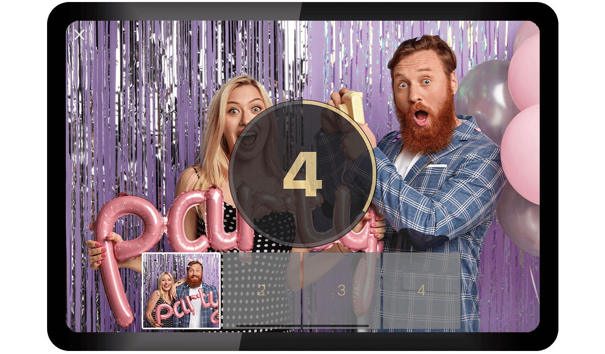 Leading iPad photo booth app for events & weddings LumaBooth