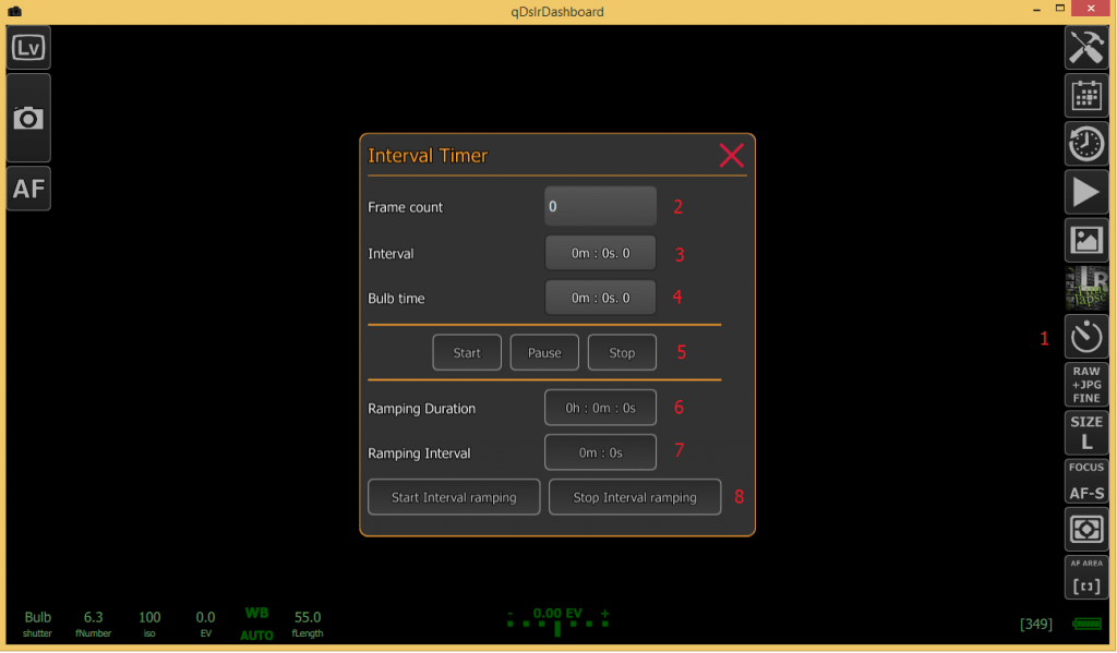 qDD Interval Timer qDslrDashboard
