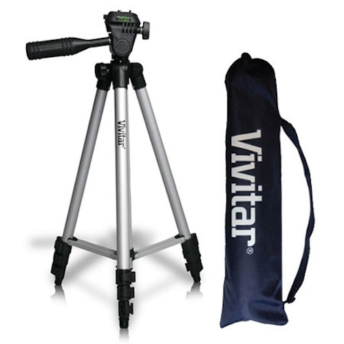 50" PROFESSIONAL VIVITAR TRIPOD WITH QUICK RELEASE FOR CANON EOS REBEL