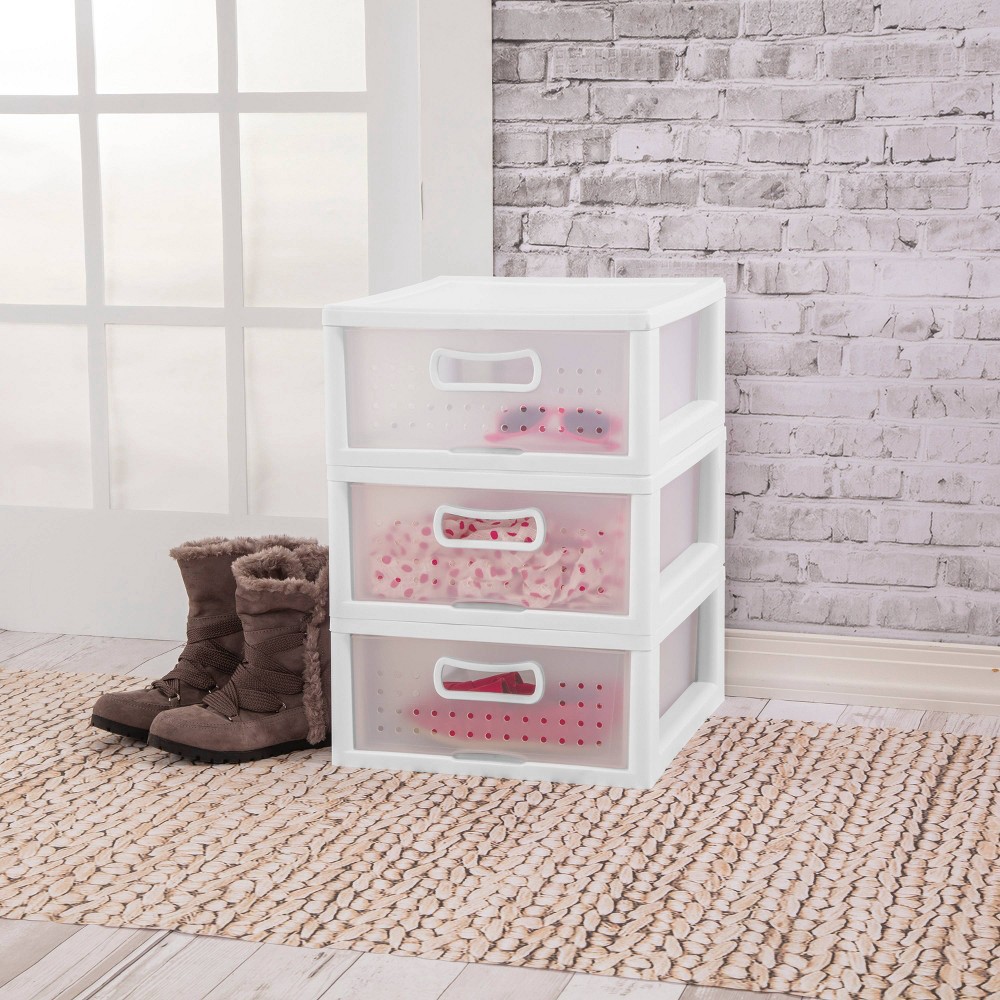 Sterilite Storage Shallow Modular Drawers White 1 ct Shipt