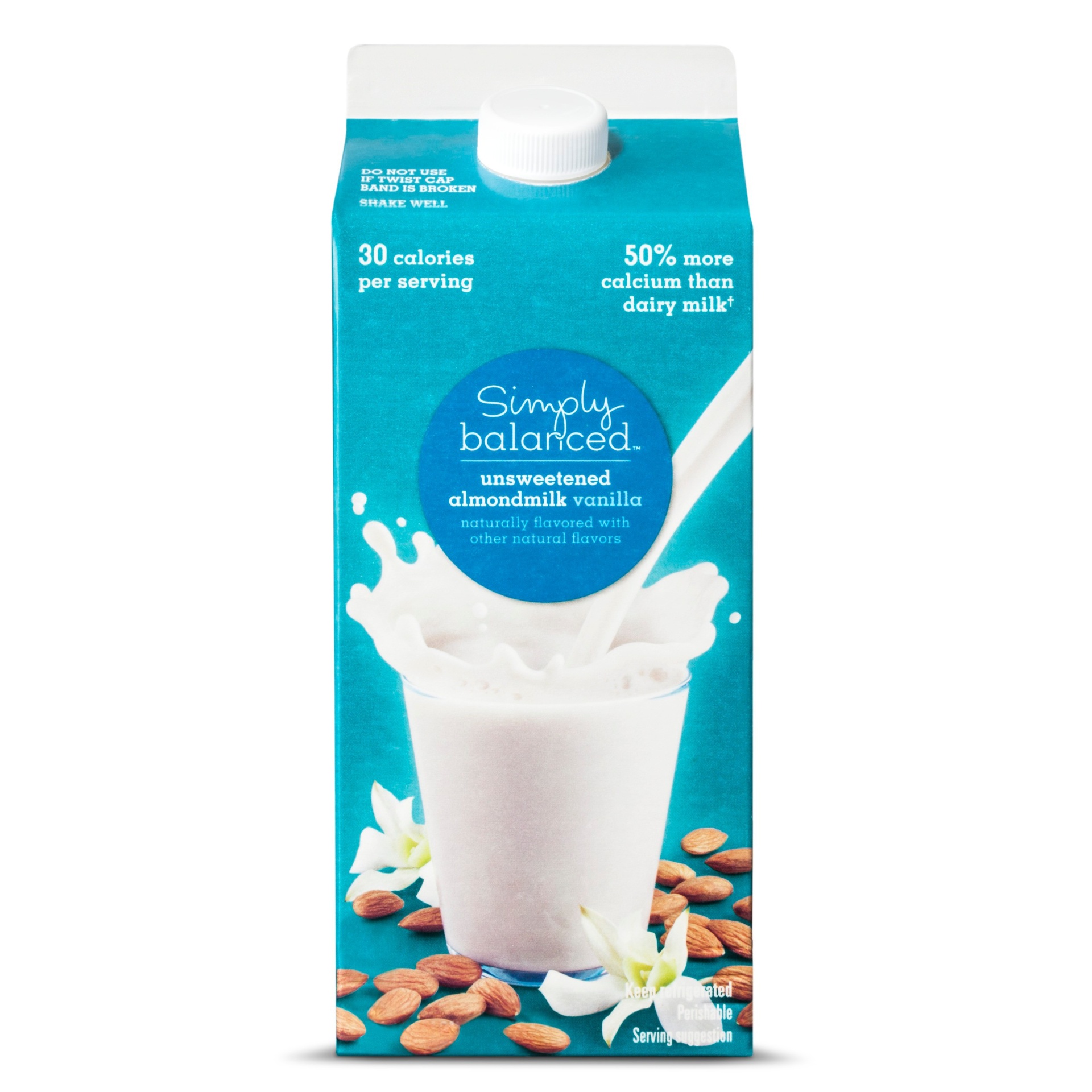 Simply Balanced Unsweetened Almond Milk Vanilla 64 fl oz Shipt