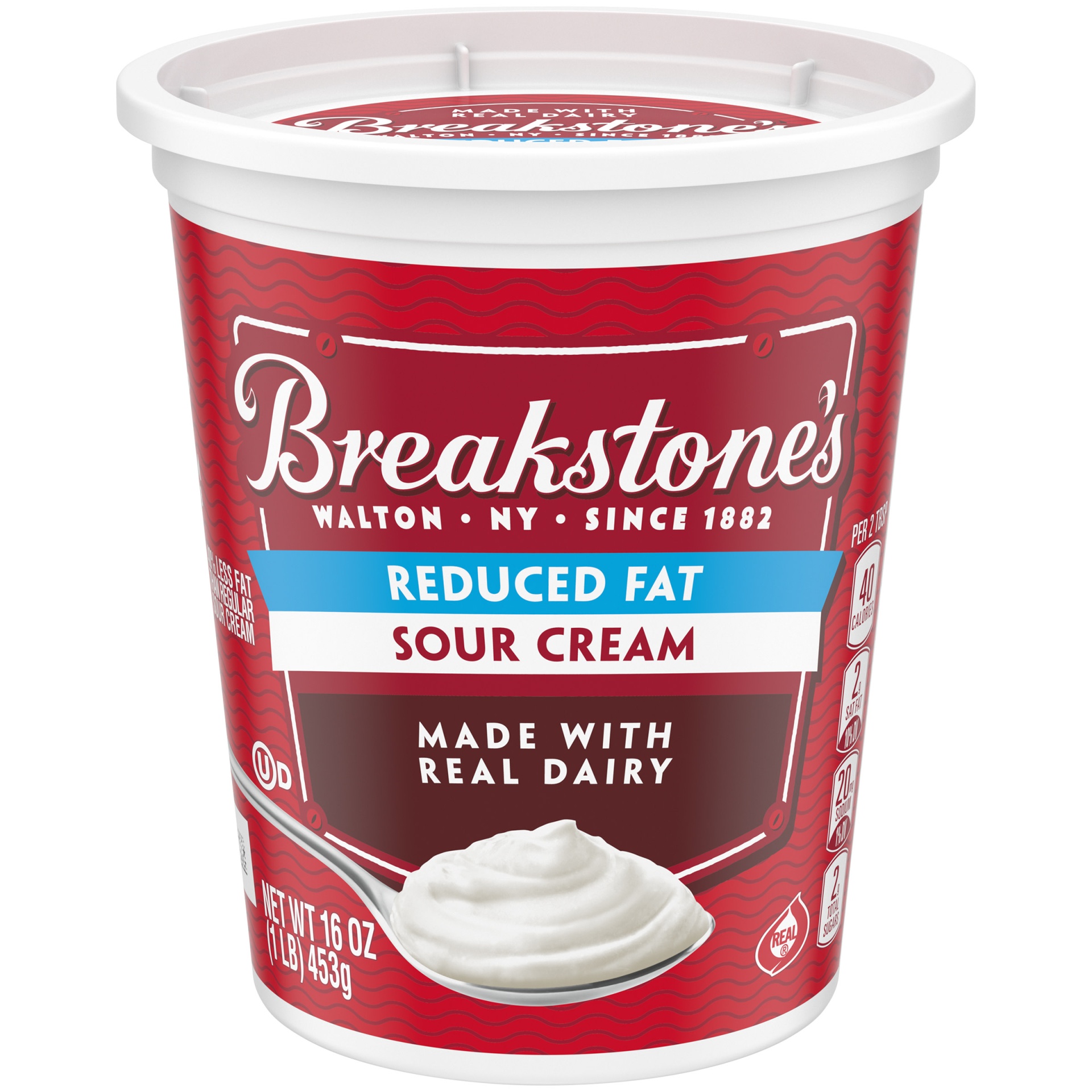 Breakstone's Reduced Fat Sour Cream Tub 16 oz Shipt