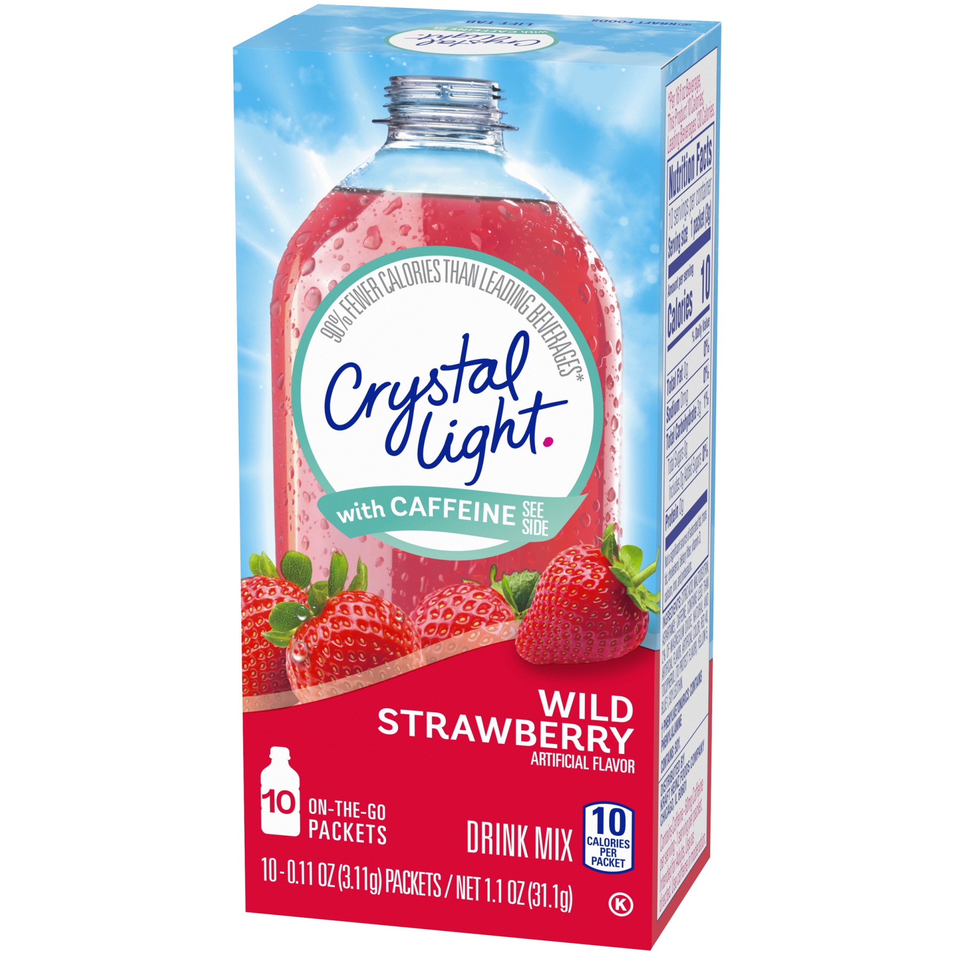 Crystal Light Wild Strawberry Artificially Flavored Powdered Drink Mix