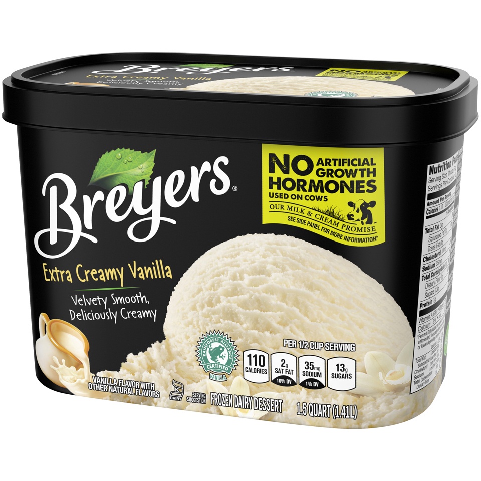 Breyers Extra Creamy Vanilla Ice Cream 48 oz Shipt