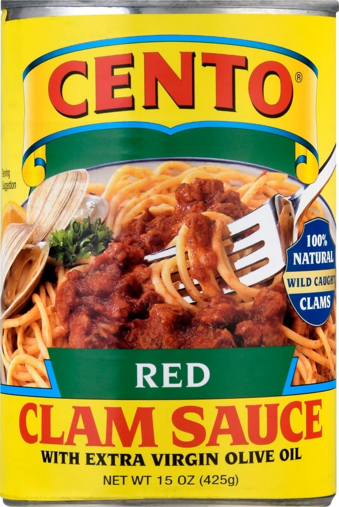 Cento Red Clam Sauce with Extra Virgin Olive Oil 15 oz Shipt