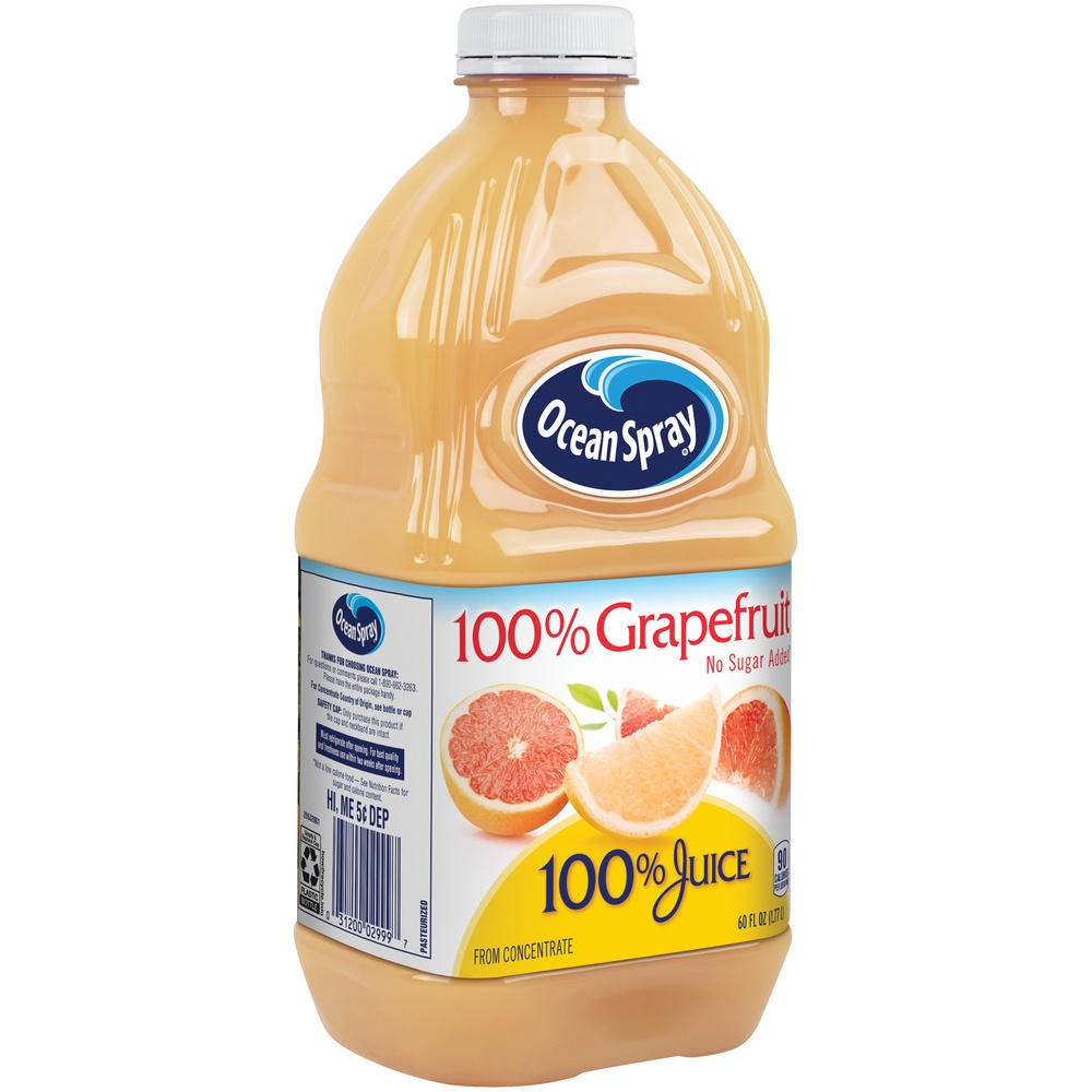 Ocean Spray 100 Grapefruit Juice No Sugar Added 60 fl oz Shipt