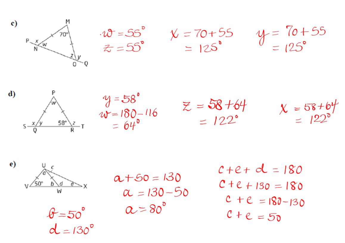 Angle Relationships in Triangles