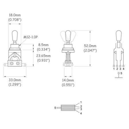 3-way Toggle Switch