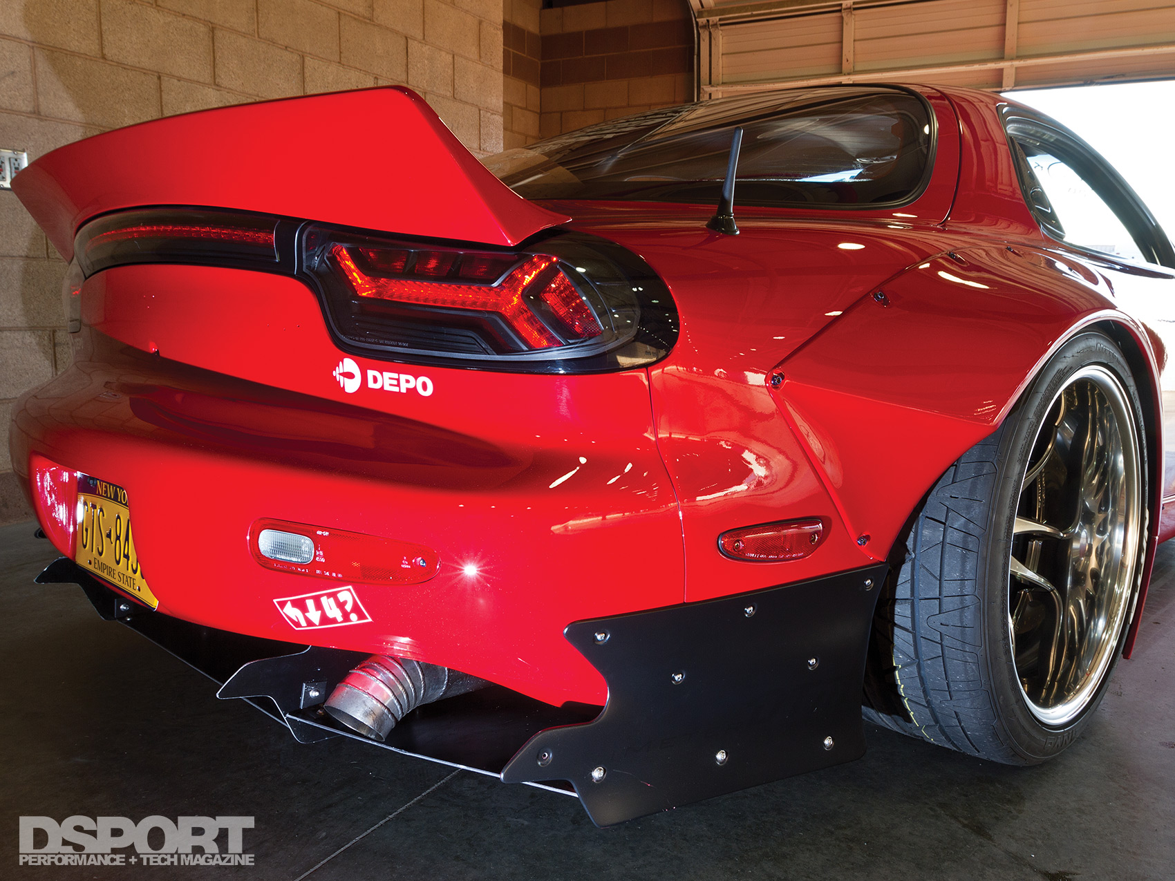 Wide Body RX7 Still Catching Glances Restored to Glory