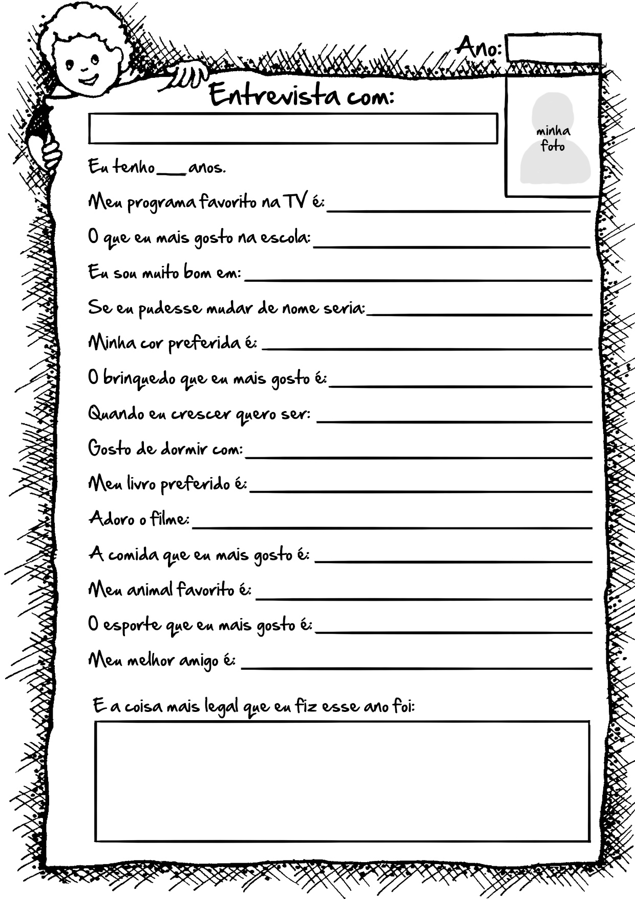Como fazer uma entrevista de fim de ano com as crianças Almanaque dos