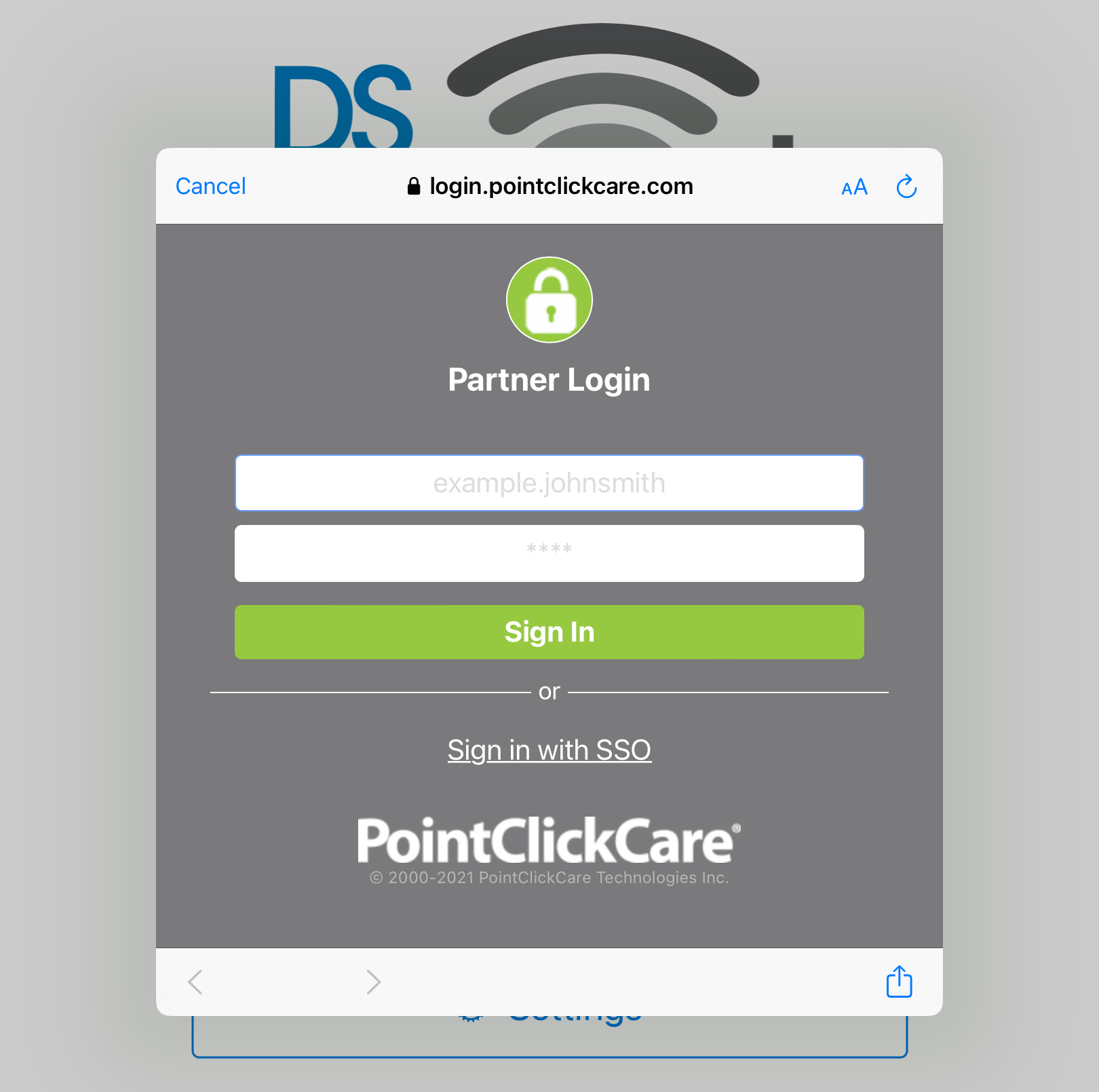 Activate with PointClickCare DS smart®(07)