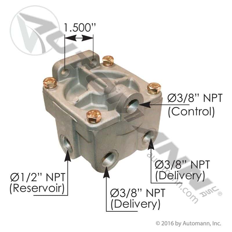 KN28060 MidlandHaldex Type Relay Brake Valve Dsuban Spring