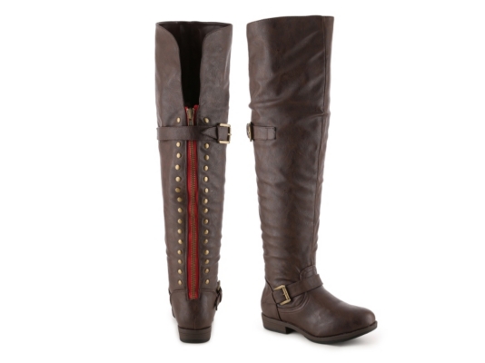 Journee Collection Kane Over The Knee Boot Women's Shoes DSW
