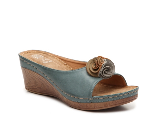 GC Shoes Sydney Wedge Sandal Women's Shoes DSW