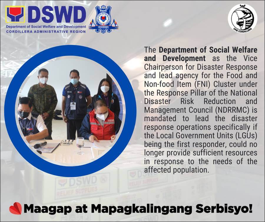 DSWD Disaster Response Management Bureau Operations DSWD Program