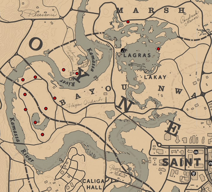 バニラの花の入手場所 レッドデッドリデンプション2 攻略