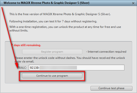 Free MAGIX Xtreme Photo & Graphic Designer 5 (Silver