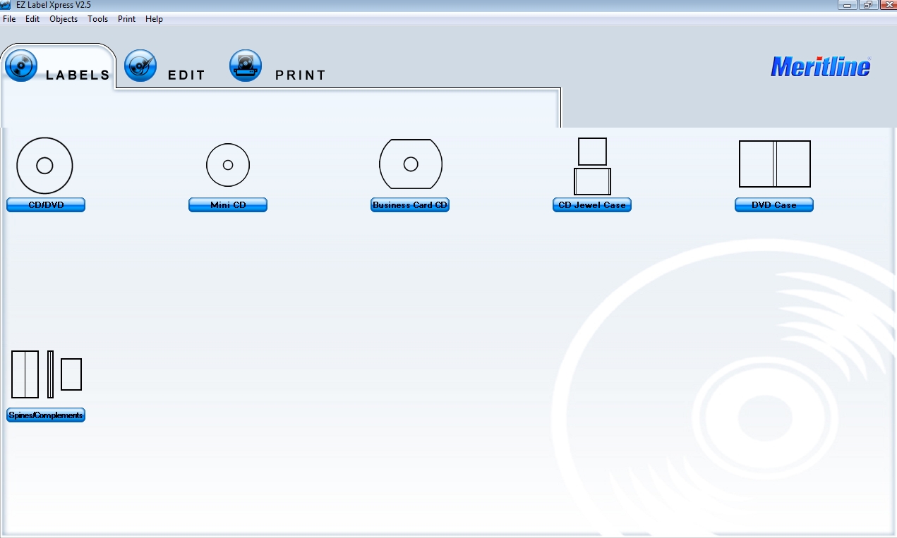[Windows] Easily create labels for your CDs, cases, DVD booklets, etc