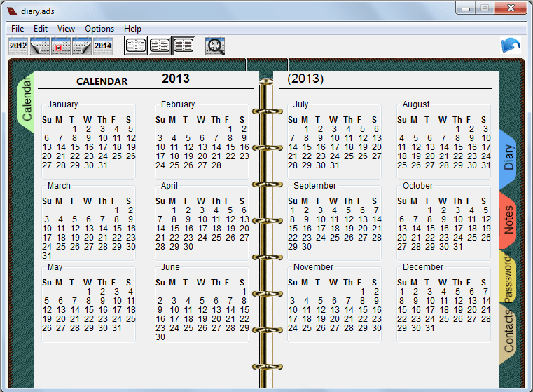 [Windows] In My Diary is a passwordprotected personal organizer, diary