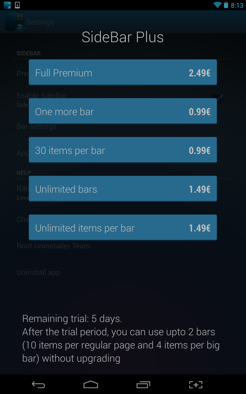 [Android] Sidebar Plus offers multiple and fully customizable app launchers and toggles dotTech