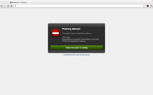Bitdefender TrafficLight protects you from malware, phishing websites