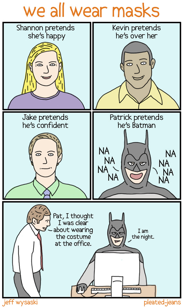 “We all wear masks” dotTech