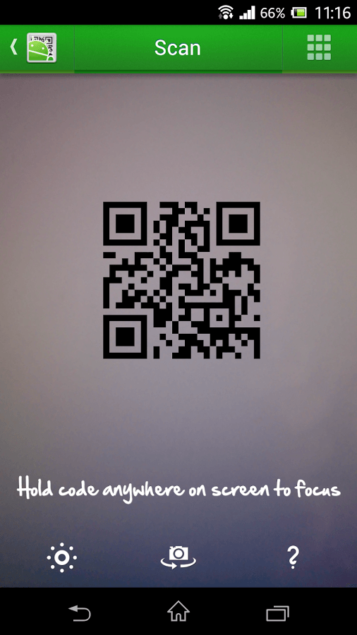 [Android] Scan, read and create QR codes with QR Droid dotTech