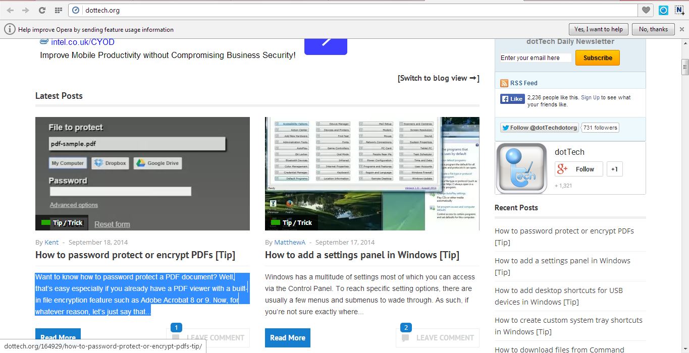 How to automatically copy website text to clipboard in Chrome and Opera