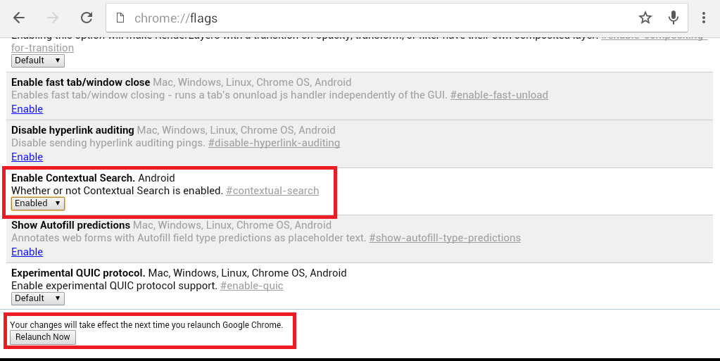 How to enable Chrome’s Touch to Search feature in Android [Tip] dotTech