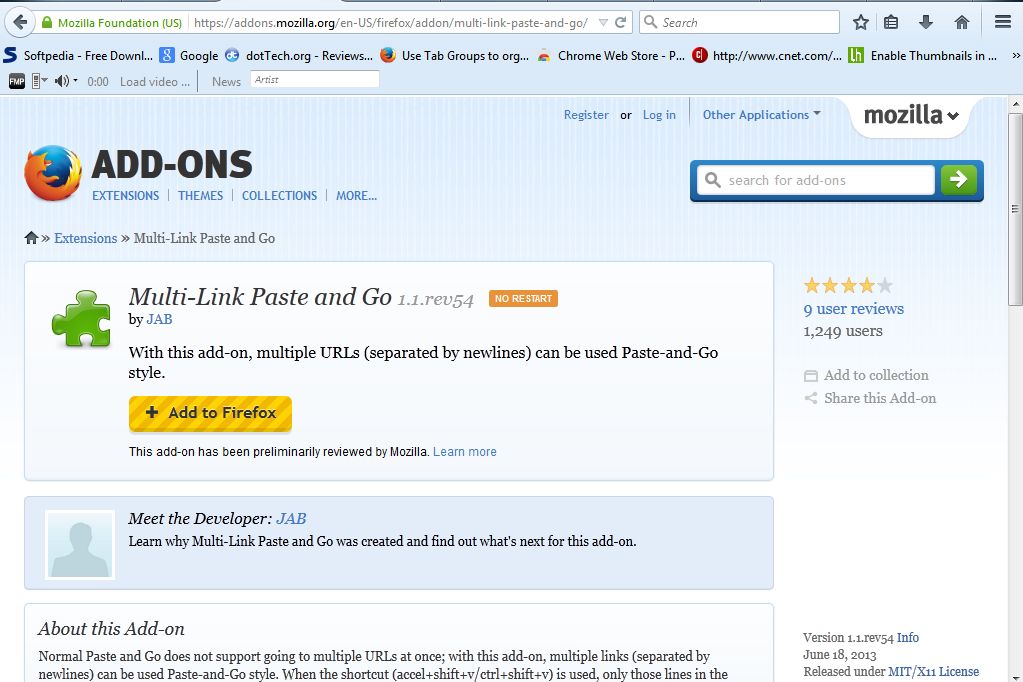 How to open multiple copied links at once in Firefox [Tip] dotTech