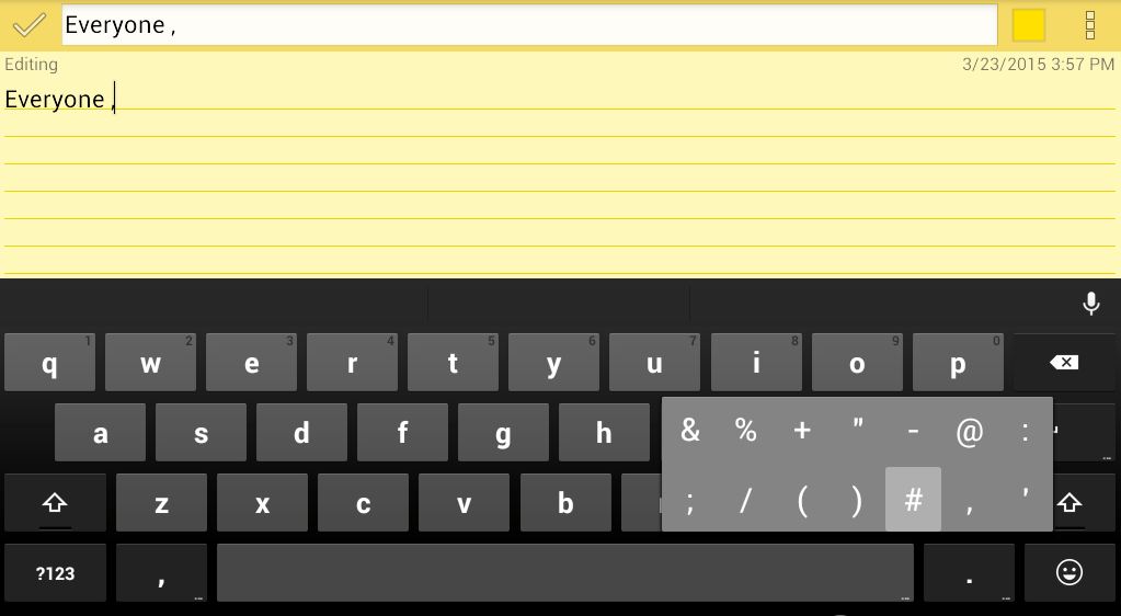 How to easily type numbers and special characters in Android [Tip