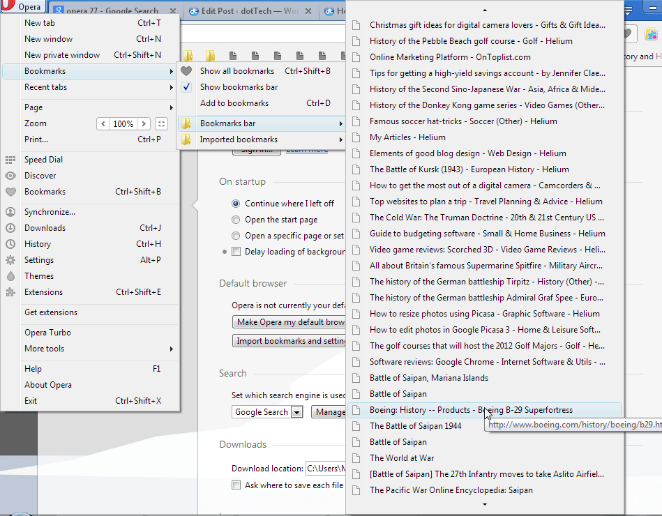 How to import bookmarks in Opera [Tip] dotTech